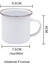 XH1729-A015WH-8 Fransız Çiçek Baskılı Kupalar Yaratıcı Kahve Çay Bardak Içecekler Su Süt Kupası Emaye Kupa Okul Ev Kolu Drinkware Öğretmen Hediyeler (Yurt Dışından) 2