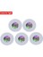 Renkli Işık 1 Adet 5/1 Adet Aydınlık Şişe Çıkartmaları Işıkları 6cm LED Coaster Lambaları Xmas Bar Ktv Düğün Parti Kokteyl Içecek Bardakları Vazo Dekor (Yurt Dışından) 2