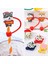 Tip 2 Yeni Sıçramaya Dayanıklı Karikatür Pipet Fişleri Silikon Toz Geçirmez Kapak Pipet Ucu Kapağı Şeftali Çiçek Sızdırmazlık Kapakları Drinkware Aksesuarları (Yurt Dışından) 4