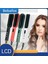 LCD Yeşil Au Çok Fonksiyonlu 2 In 1 LCD Termostatik Düzleştiriciler ve Saç Maşası Şekillendirici Aracı Kadın Bling Sıcak Tarak Düzleştirici Fırça Saç (Yurt Dışından) 2