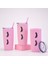 Pembe Yaratıcı 20 Oz Pembe Kirpik Suyu Su Bardağı Plastik Seyahat Araba Kapaklı Bardak Saman Çift Duvar Kahve Fincanı Drinkware Kızlar Hediye (Yurt Dışından) 2