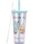 Şeffaf Stil 14 700ML 22OZ Çift Duvar Şeffaf Yeniden Kullanılabilir Sıska Plastik Bardak Çift Duvar Pipetli Bardak Içme Suyu Şişesi (Yurt Dışından) 5