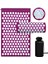 Gül Mor Set 68X41 cm Masaj Yastığı Baş Boyun Geri Ayak Akupunktur Mat Stres Rahatlatmak Vücut Ağrısı Akupunktur Masaj Yastığı Yoga Başak Mat (Yurt Dışından) 2