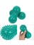 Yeşil 2 Adet Masaj Fıstık Topları Ayak Ayak Rulo Masajı Plastik Pvc Şekilli Fitness Cihazı (Yurt Dışından) 2