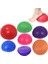 Pembe 16 cm Pvc Şişme Masaj Noktası Yarım Fit Top Yoga Topu Denge Eğitmen Sabitleyici Spor Pilates Fitness Dengeleme Masaj Topu (Yurt Dışından) 3