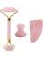 3 Adet B Tipi Yüz Masajı Guaj Kazıyıcı Yüz Masajı Gua Sha Doğal Yeşim Pembe Kuvars Rulo Selülit Masajı Taş Gua Sha Seti Kurulu (Yurt Dışından) 1