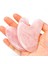 Pembe Gua Sha Doğal Yeşim Rulo Kalp Guasha Taş Bakım Seti Masaj Rulosu (Yurt Dışından) 3
