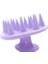Mor El Silikon Duş Saç Yıkama Fırçası Şampuan Tarak Saç Derisi Kafa Kuru Masaj Fırçası Banyo Duş Saç Temizleme Fırçası Saç Tarak (Yurt Dışından) 1