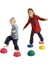 Turuncu 16 cm Yoga Topu Pvc Şişme Masaj Noktası Yarım Fit Top Denge Eğitmen Sabitleyici Spor Pilates Fitness Dengeleme Masaj Topu (Yurt Dışından) 3