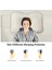 Gri M-48X74CM Yumuşak 3D Spa Masaj Yastığı Süper Ergonomik Boyun Masaj Yastıkları Uykuyu Korumaya Yardımcı Olmak Boyun Yastık Örme Pamuk Yastık Yatak (Yurt Dışından) 4