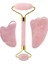 3 Adet C Tipi Yüz Masajı Guaj Kazıyıcı Yüz Masajı Gua Sha Doğal Yeşim Pembe Kuvars Rulo Selülit Masajı Taş Gua Sha Seti Kurulu (Yurt Dışından) 1