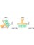 1-2 Silikon Masaj Tarak Şampuan Fırçası Ahşap Saç Fırçası Banyo Fırçası Yumuşak El Uzun Diş Temizleme Ovma Fırçası Bambu Banyo Fırçası (Yurt Dışından) 3