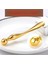 10 cm Gül Altın Mini Çelik Top/seramik Göz Kremi Masaj Sopa Rulo Top Göz Masaj Sopa Gözler Krem Kaşık Kırışıklıkları ve Koyu Halkaları Kaldırmak (Yurt Dışından) 4