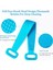 Gri 76CM Vücut Silikon Fırça Fırçalama Vücut Peeling Sünger Fırçası Banyo Duş Arka Fırça Banyo Fırçalama Temiz Aracı Leke Çıkarma Banyo Kemeri (Yurt Dışından) 4