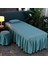 Yatak Örtüsü Açık Mavi Kare 190X80 cm Kozmetik Pamuk ve Keten Yatak Örtüsü Çarşaf Lüks Madencilik Kulak Masaj Yatağı Salon Tek Kapak (Yurt Dışından) 5