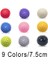 Pembe 7.5 cm Pvc Dikenli Masaj Topu Refleksoloji Stres Giderici Rulo Topu Spor Fitness Rölyef Plantar Fasiit Rahatlatıcı Egzersiz Topu (Yurt Dışından) 2