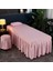 Yatak Etek Pembe Kare 180X60 cm Kozmetik Pamuk ve Keten Yatak Örtüsü Çarşaf Lüks Madencilik Kulak Masaj Yatağı Salon Tek Kapak (Yurt Dışından) 1