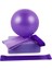 Mor Pratik Spor Yoga Topları Pilates Fitness Salonu Denge Fitball Egzersiz Pilates Egzersiz Masaj Topu (Yurt Dışından) 1