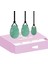 Kutulu Delinmiş Set Yeşil Aventurin Yoni Yumurta Kege Topu 100% Doğal Yeşim Yumurta Kadın Kegel Egzersiz Delinmiş ve Delinmemiş Kadınsı Hijyen Topları (Yurt Dışından) 4