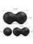 M043-ÇIFT 16 cm Mini Epp Fitness Topu Çift Lakros Masaj Topu Hareketlilik Fıstık Topu Kendini Miyofasyal Serbest Bırakma Derin Doku Yoga (Yurt Dışından) 4