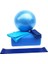 Mavi Pratik Spor Yoga Topları Pilates Fitness Salonu Denge Fitball Egzersiz Pilates Egzersiz Masaj Topu (Yurt Dışından) 1