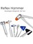 Deluxe Çekiç Siyah Tıbbi Nörolojik Refleks Taylor Wartenburg Fırıldak Babinski Ergonomik Çekiç Kaliper Ölçekli Perküsyon Buck Vurmalı Çekiç (Yurt Dışından) 2
