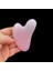 Pembe 2 Doğal Yeşim Taşı Gua Sha Masaj Tahtası Gül Kuvars Guasha Plaka Yeşim Yüz Masajı Kazıyıcılar Araçları Yüz Boyun Geri Vücut (Yurt Dışından) 1