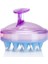 02-Clear Mor Silikon Kafa Vücut Saç Derisi Masaj Fırçası Silikon Şampuan Fırçası Saç Yıkama Tarağı Duş Fırçası Banyo Spa Masaj Fırçası Saç Fırçası (Yurt Dışından) 1
