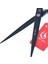 A0138A-04-70 Meisha 7.0 "siyah Profesyonel Büyük Kuaförlük Kesme Makas 6.5" Berber Dükkanı Inceltme Kırpma Makası Salon Saç Aracı A0136A (Yurt Dışından) 4