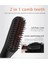 Siyah Ab Tak Yüksek Kaliteli 3'ü 1 Arada Elektrikli Seramik Sakal ve Saç Düzleştirici Fırçası Sakal Düzleştirme Tarağı Erkekler ve Kadınlar (Yurt Dışından) 3