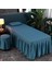 Yatak Etek Presti Blu Kare 190X70 cm Kozmetik Pamuk ve Keten Yatak Örtüsü Çarşaf Lüks Madencilik Kulak Masaj Yatağı Salon Tek Kapak (Yurt Dışından) 1