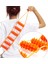 3 Rulo Turuncu Fitness Fizyoterapi Masaj Silindiri Kas Relax Tetik Noktası Akupunktur Geri Boyun Masajı Vücut Massageador Sırt Scratcher (Yurt Dışından) 5