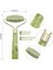 Armygreen 2/3 Adet Doğal Taş Gua Sha Yüz Masaj Seti Guaj Kazıyıcı Arka Boyun Scratcher Masajı Yüz Masaj Aletleri Yeşim Rulo (Yurt Dışından) 4