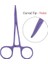 D0001A-15 12.5cm El Aleti Hemostatik Forseps Pet Saç Kelepçesi Balıkçılık Kilitleme Pensesi Epilasyon Araçları Düz Kavisli Ucu Pet Forseps D0001A (Yurt Dışından) 2