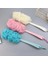Mavi Banyo Fırçası Uzun Saplı Asılı Yumuşak Örgü Geri Vücut Banyo Duş Scrubber Fırça Sünger Geri Fırça Spa Scrubber Banyo Aracı (Yurt Dışından) 3