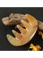 Siyah 6-7.5mm Doğal Öküz Boynuz Cep Tarak Geniş Dişli Tarak Spa Gua Sha Saç Derisi Masaj Fırçası Saç Bakım Aracı (Yurt Dışından) 5