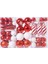 130PCS Noel Süs Topu Ağacı Plastik Top Boyalı Yıldız Topu, A (Yurt Dışından) 1