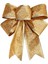 10PCS Noel Ağacı Dekorasyon Yaylar Şerit Altın 25 x 21CM (Yurt Dışından) 3