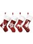 4'lü Paket Noel Çorapları Noel Ağacı Süslemesi Için Hediye Şeker Çantası (Yurt Dışından) 1