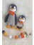 Kelebeğin Rüyası Hobi Evi Amigurumi Yenidoğan Uyku Arkadaşı Penguen, Çıngırak, Emzik Zinciri 1