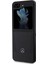 Galaxy Z Flip 5 Kılıf Mercedes-Benz Orjinal Lisanslı Metal Yıldız Logolu Urban Deri Kapak Siyah 3