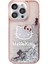 ZORE Hello Kitty iPhone 15 Pro Kılıf Hello Kitty Orjinal Lisanslı Ikonik Sıvılı Glitter Kapak Pembe 3