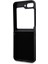 Galaxy Z Flip 5 Kılıf Orjinal Lisanslı Kl Desenli Choupette Ikonik Saffiano Siyah 4