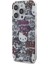 ZORE Hello Kitty iPhone 15 Pro Kılıf Hello Kitty Orjinal Lisanslı Ikonik Logolu Etiket Graffiti Kapak Beyaz 2