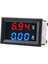 Dijital Gerilim Ölçer DC100V 10A Voltmetre Ampermetre Mavi + Kırmızı LED Amp Çift (Yurt Dışından) 3