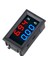 Dijital Gerilim Ölçer DC100V 10A Voltmetre Ampermetre Mavi + Kırmızı LED Amp Çift (Yurt Dışından) 5