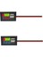 [ayak Izi] USB 5V 2.4A Araba Voltmetre Gerilim Ölçer Paneli 12V-24V 3s-7s Lityum Pil Kapasitesi Göstergesi Güç Test Cihazı Li-Ion Kurşun Asit (Yurt Dışından) 2