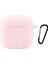 Casestreet Huawei Freebuds Se 2 Kılıf Model Uyumlu Mat Silikon Soft Kancalı Sf7 Pembe 1