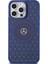 iPhone 15 Pro Max Kılıf Mercedes-Benz Orjinal Lisanslı Magsafe Şarjlı Mini Yıldız Desenli Mavi 3