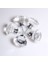 40MM Temizle Kristal Rhinestone Kapı Tokmağı Dolap Dolap Vidalı Kolu (Yurt Dışından) 4